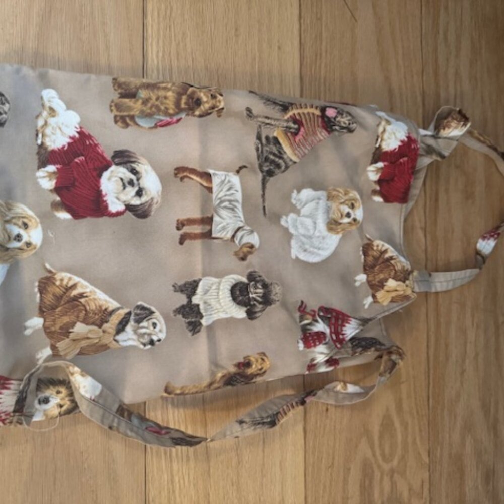 Doggie Logo Bundle - apron, socks, dishtowel
